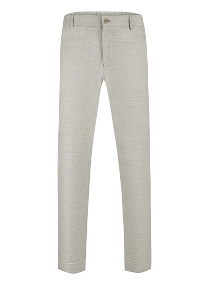 Jog pantalon van wol en cashmere | Beige
