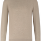 Crewneck met lange mouwen van cashmere | TAUPE