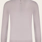 Half-zip trui van wol | GRIJS-BEIGE