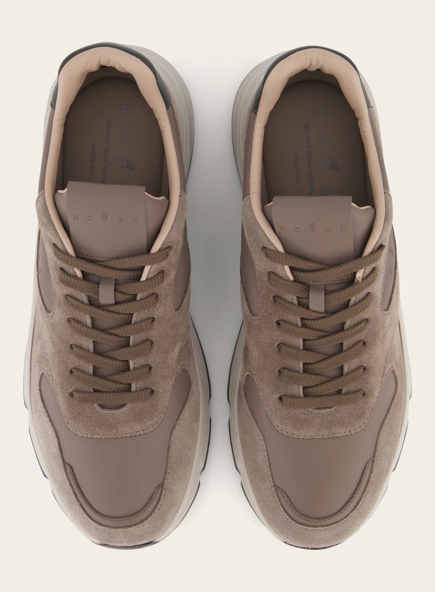 Hyperlight sneakers van suède | TAUPE