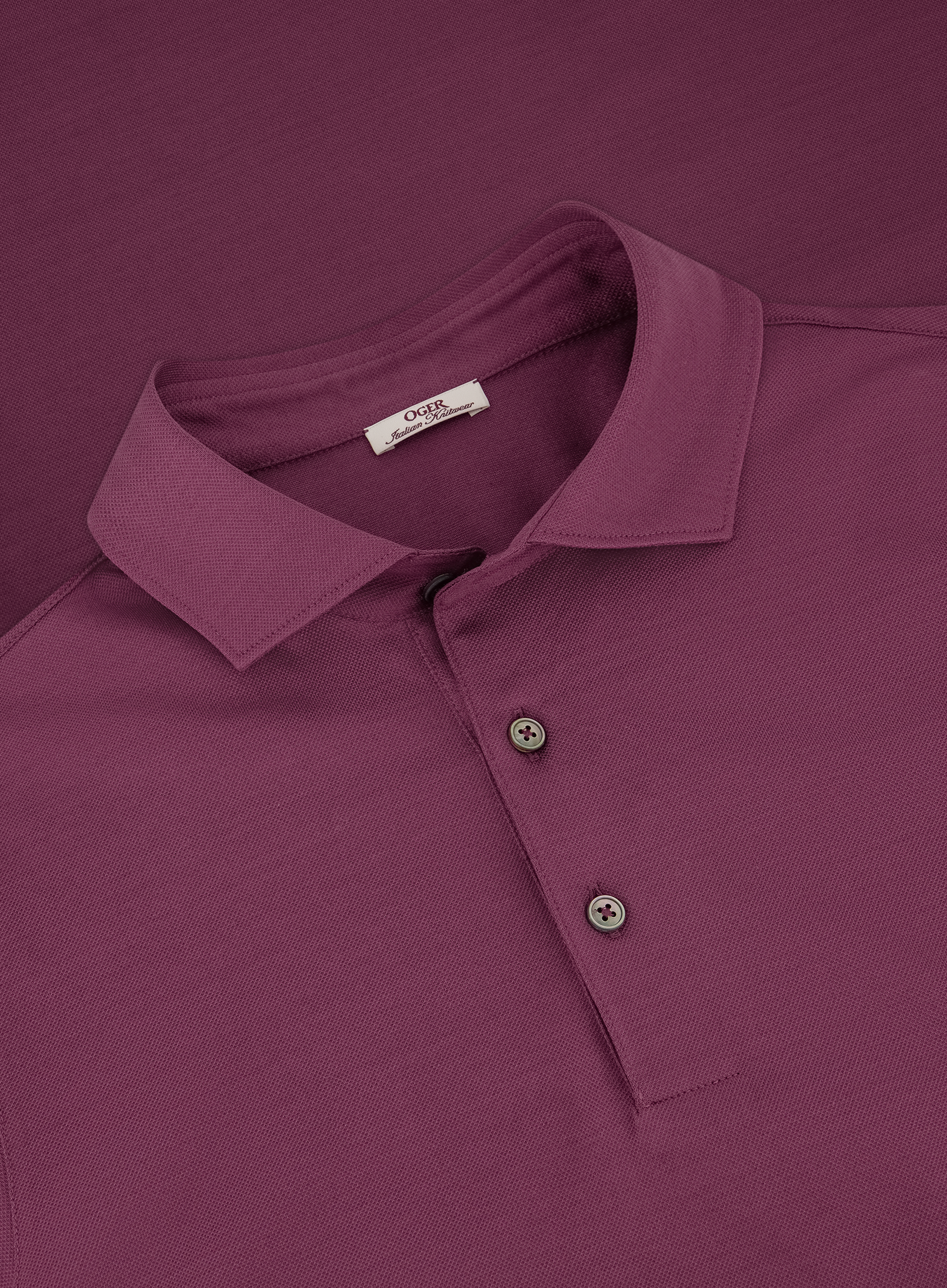 Poloshirt van katoen | FULL_WIDTH | Bordeaux
