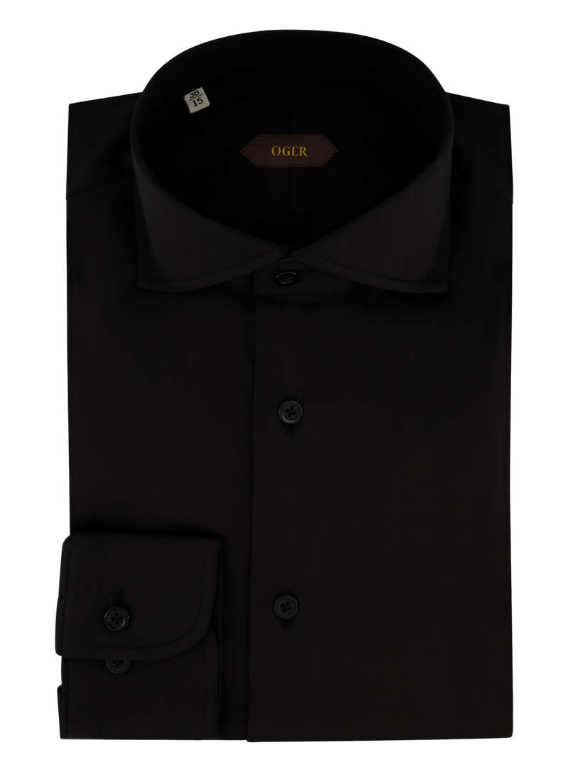Shirt made of cotton with stretch
