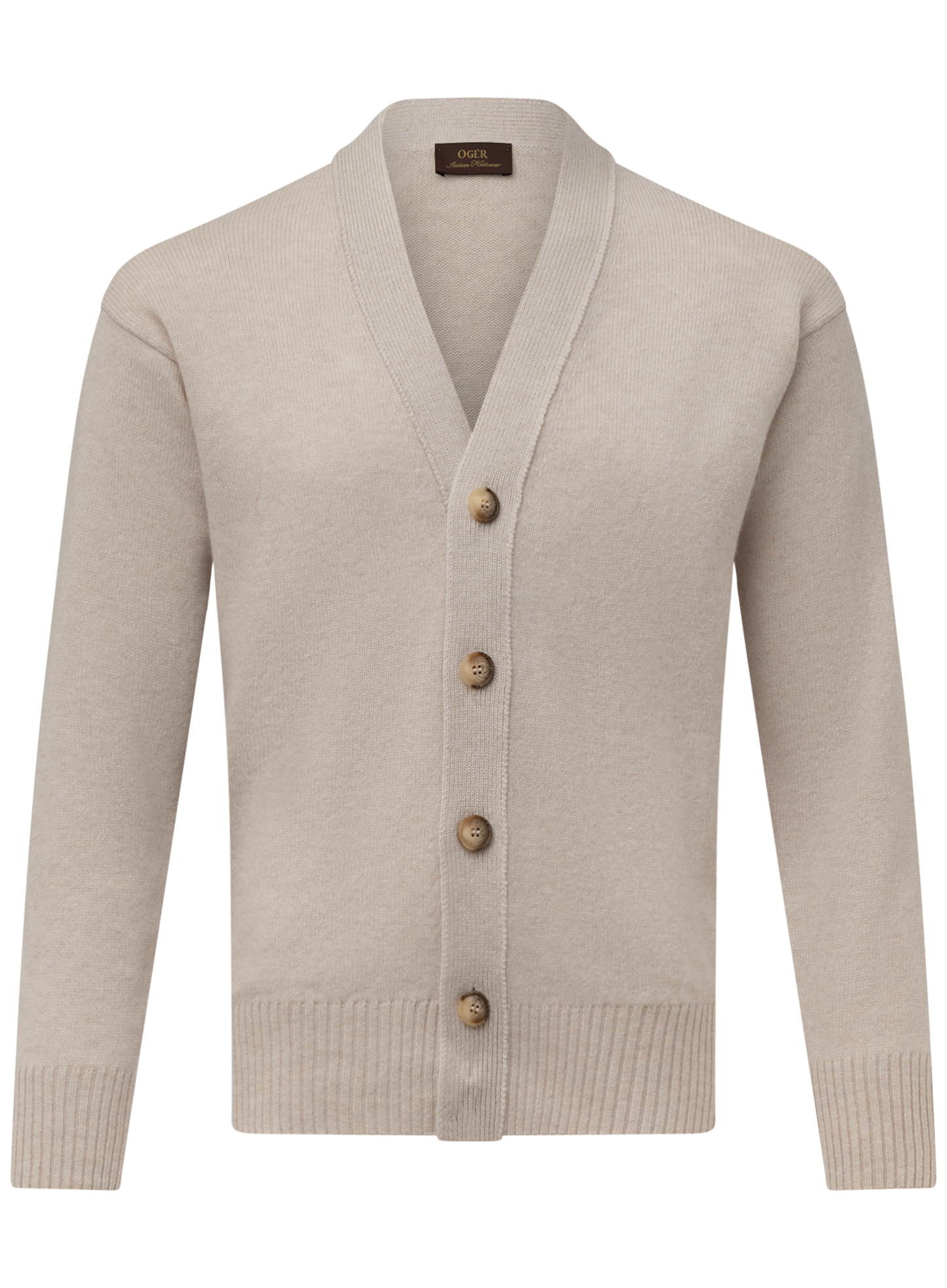 Cardigan van virgin wol | L.BEIGE