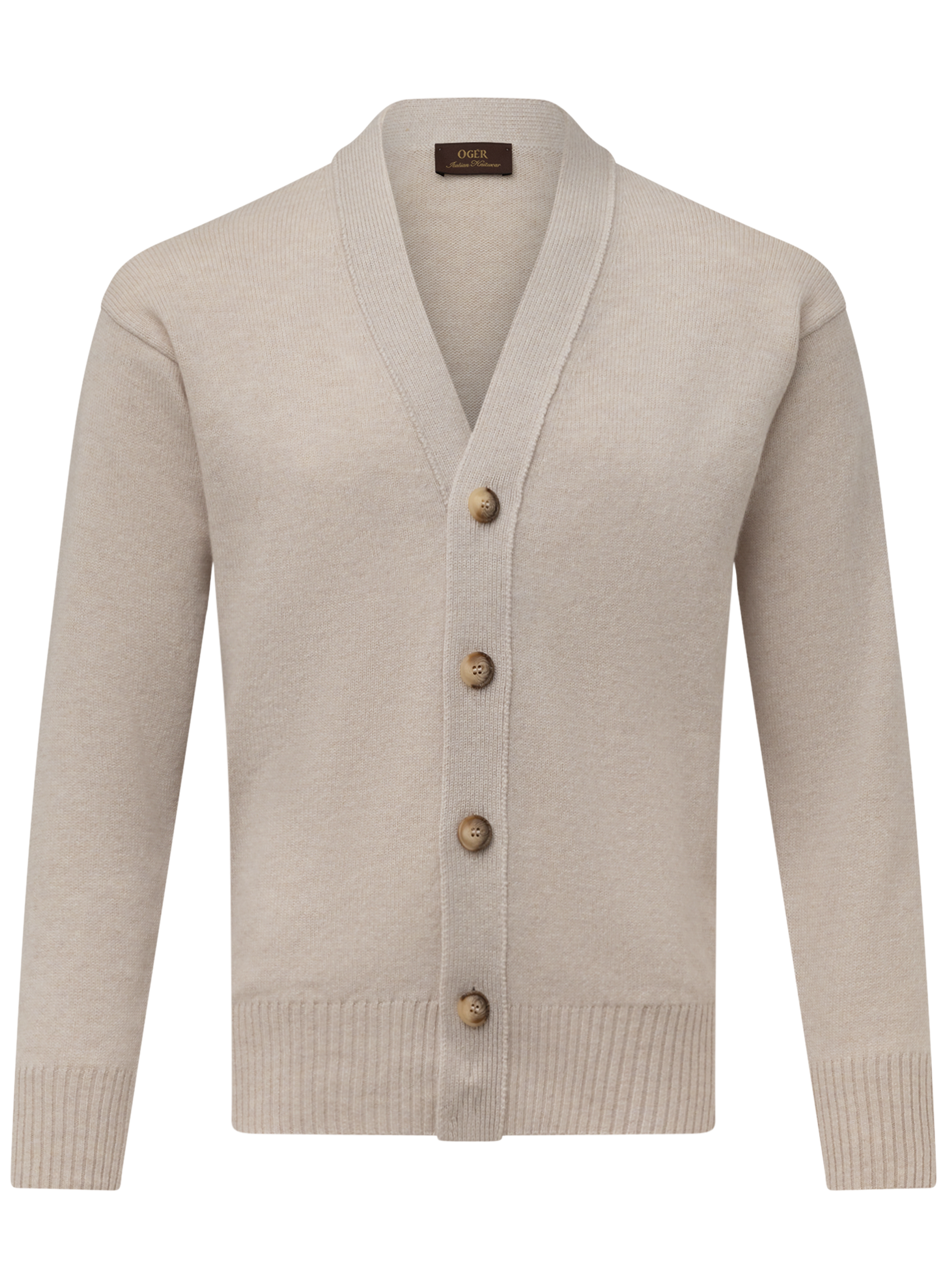 Cardigan van virgin wol | L.BEIGE