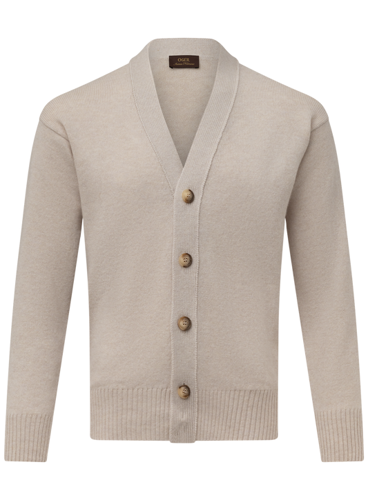 Cardigan van virgin wol | L.BEIGE