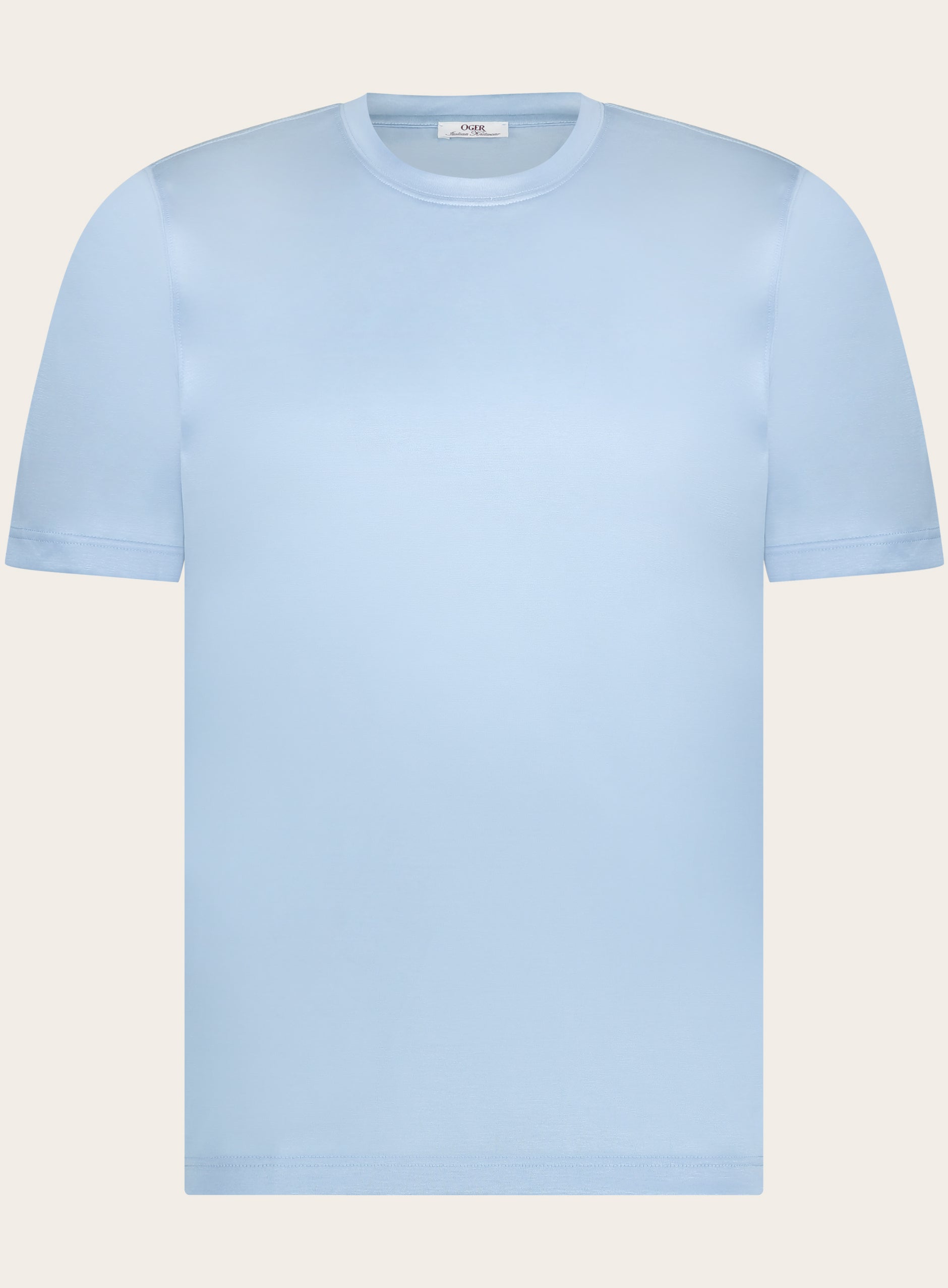 T-shirt van katoen | L.Blauw