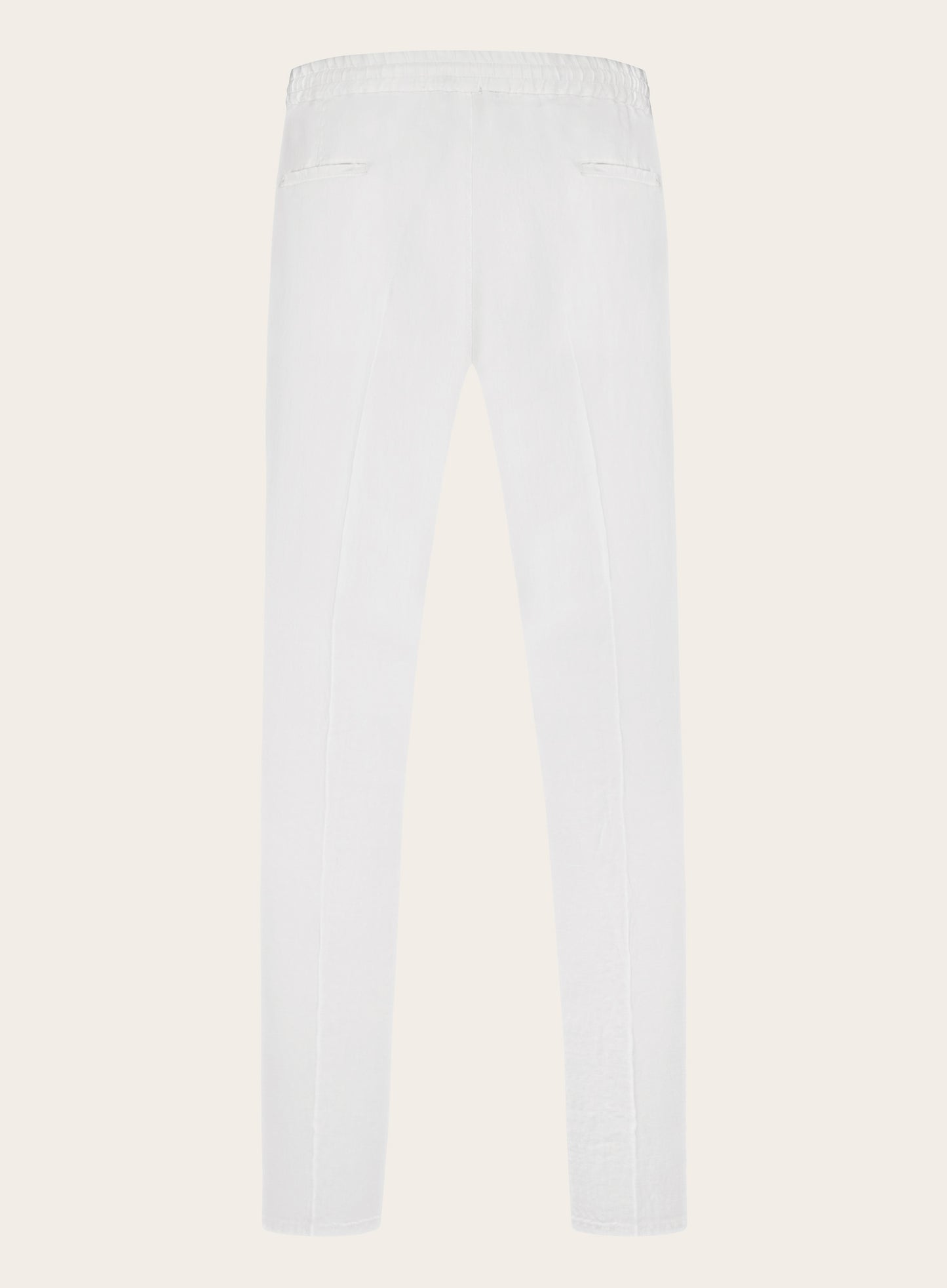 Jog pantalon van linnen | Wit