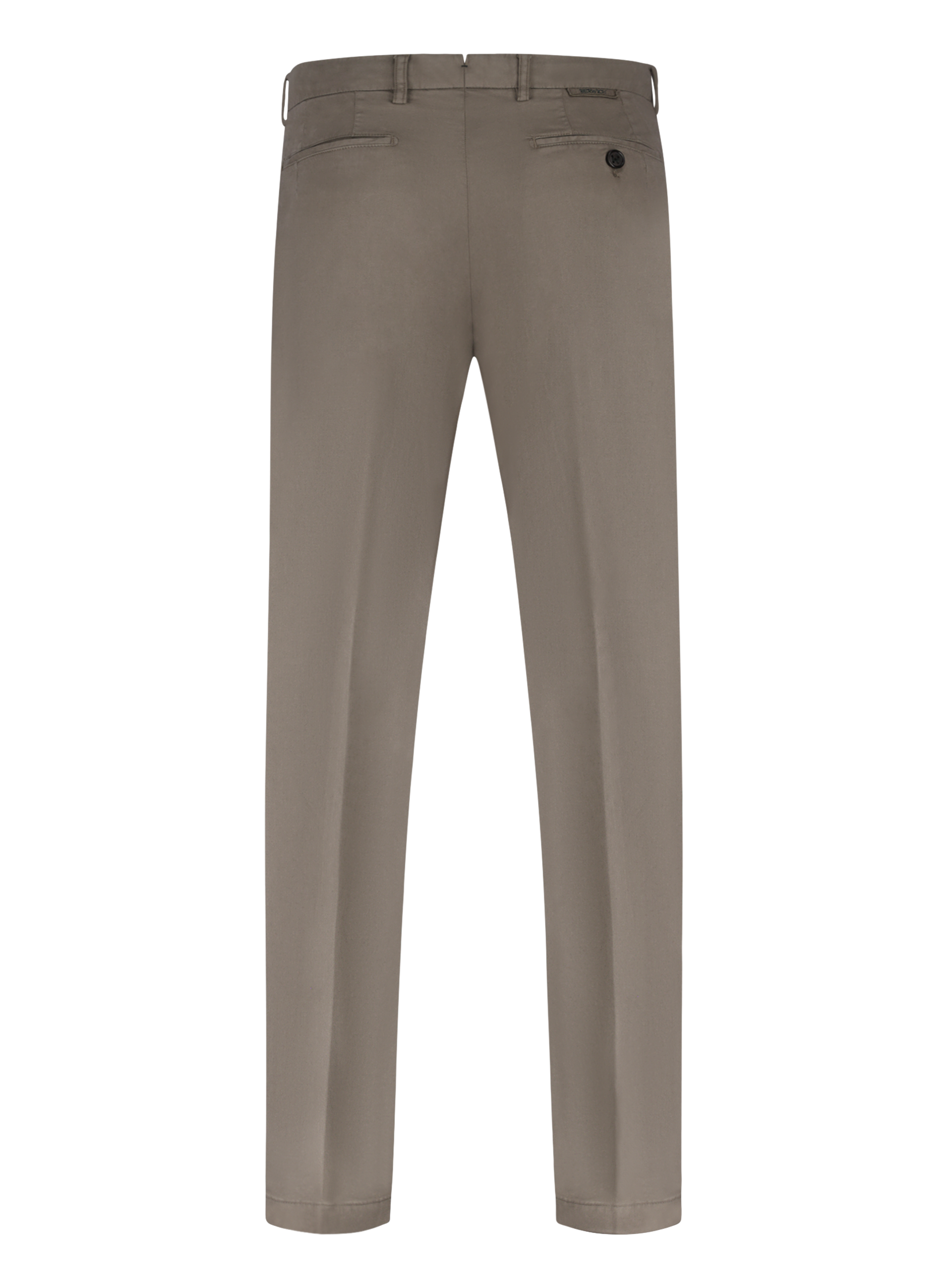 Pantalon van katoen en lycocell | TAUPE