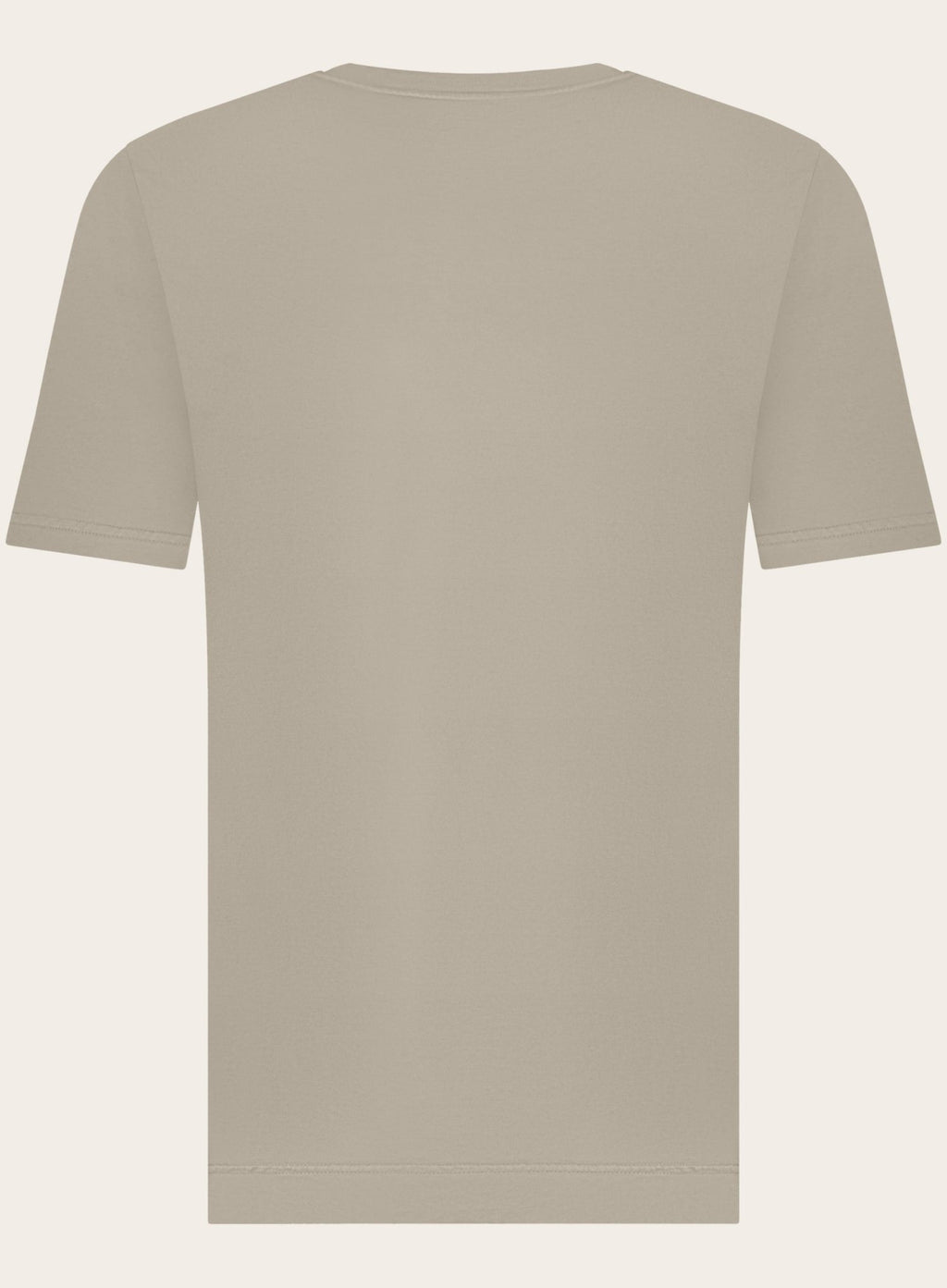 T-shirt met korte mouw van katoen | TAUPE