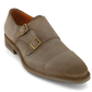 Dubbele gespschoenen van suède | TAUPE GRIJS