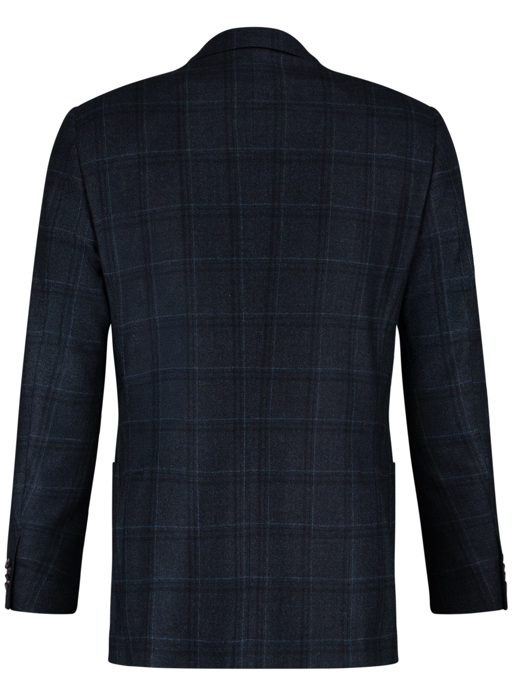 Geruit jasje van wol | BLUE NAVY