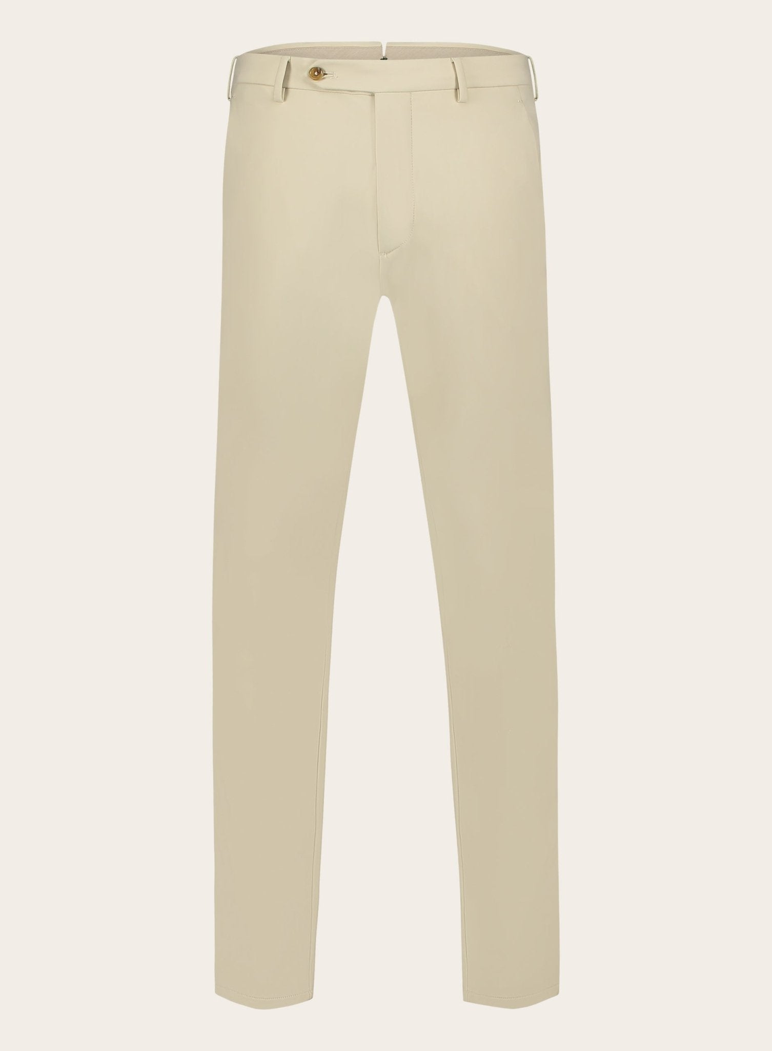 Pantalon met stretch | Beige