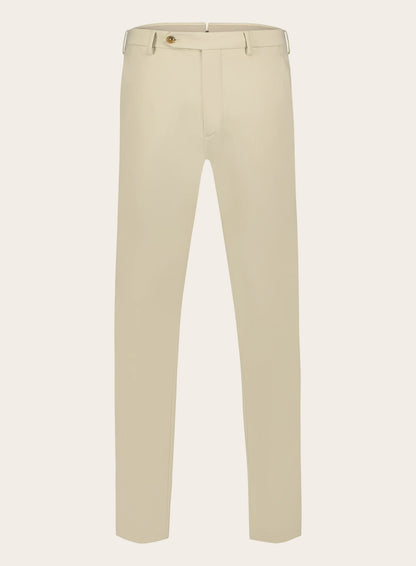 Pantalon met stretch | Beige