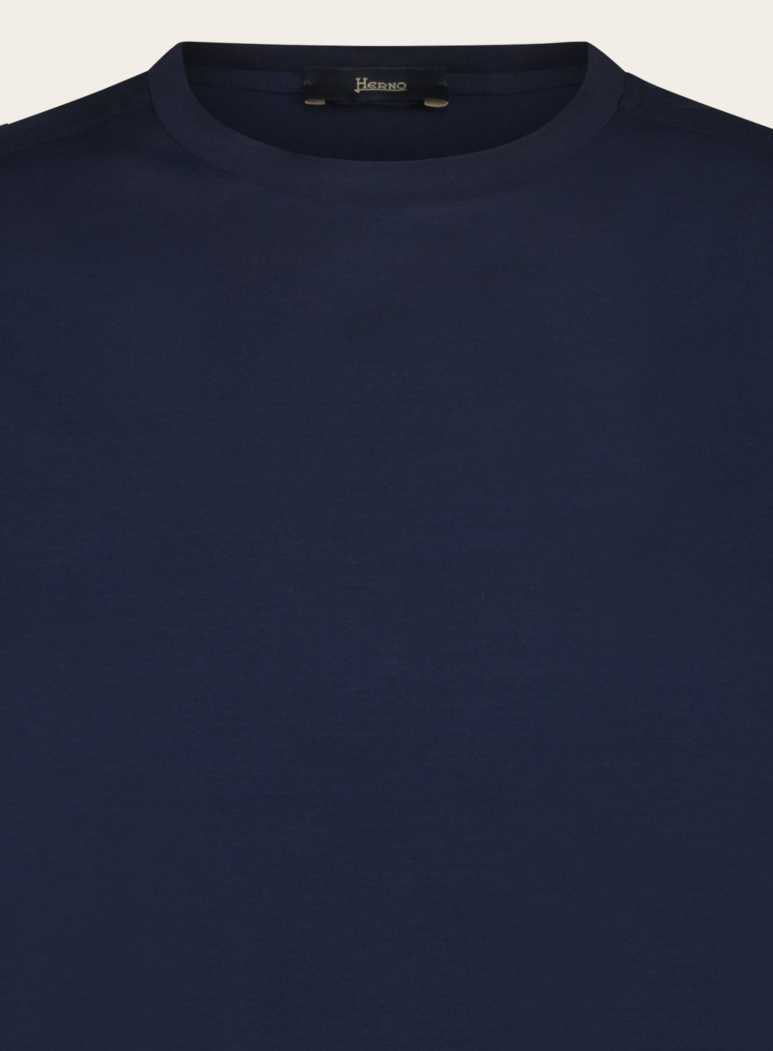 Regular-fit jersey stretch T-shirt | BLUE NAVY