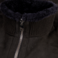 AREK shearling jack van suède | FULL_WIDTH | Zwart
