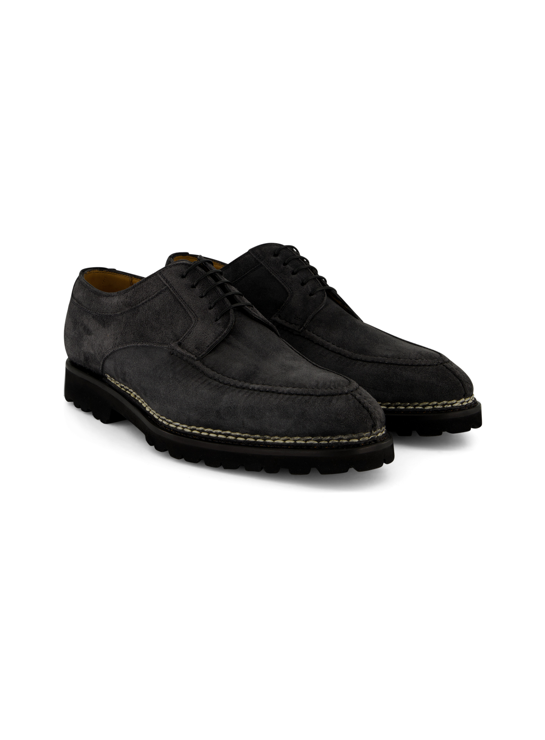 Veterschoenen van suède | D.Grijs