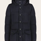 Puffer coat made of Cashmere, Wool and Elastane