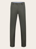 Slim-fit jersey pantalon | D.Groen