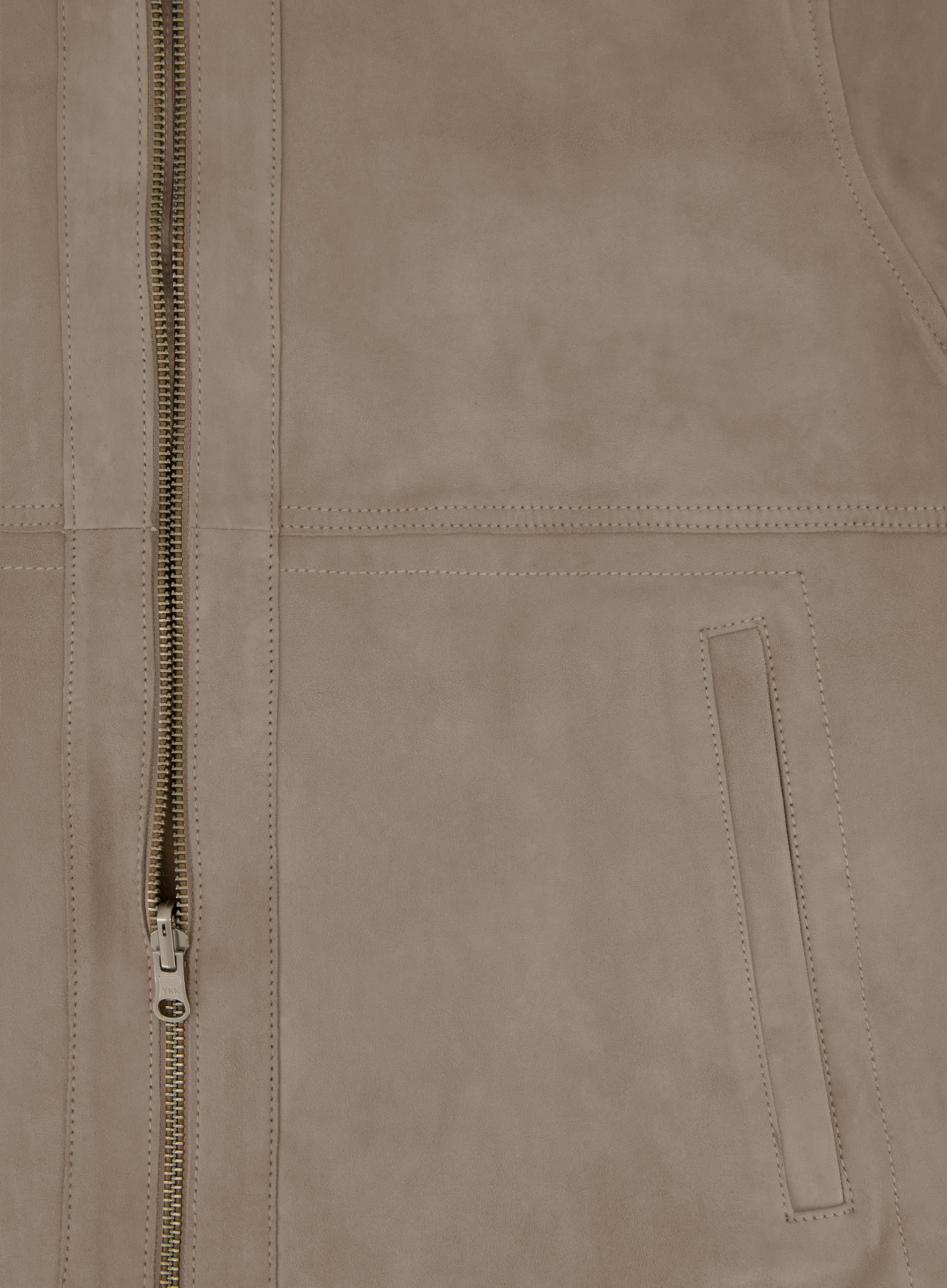 Reversible jack van suède | Beige