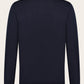 Cashmere lange mouwen polo | BLUE NAVY 