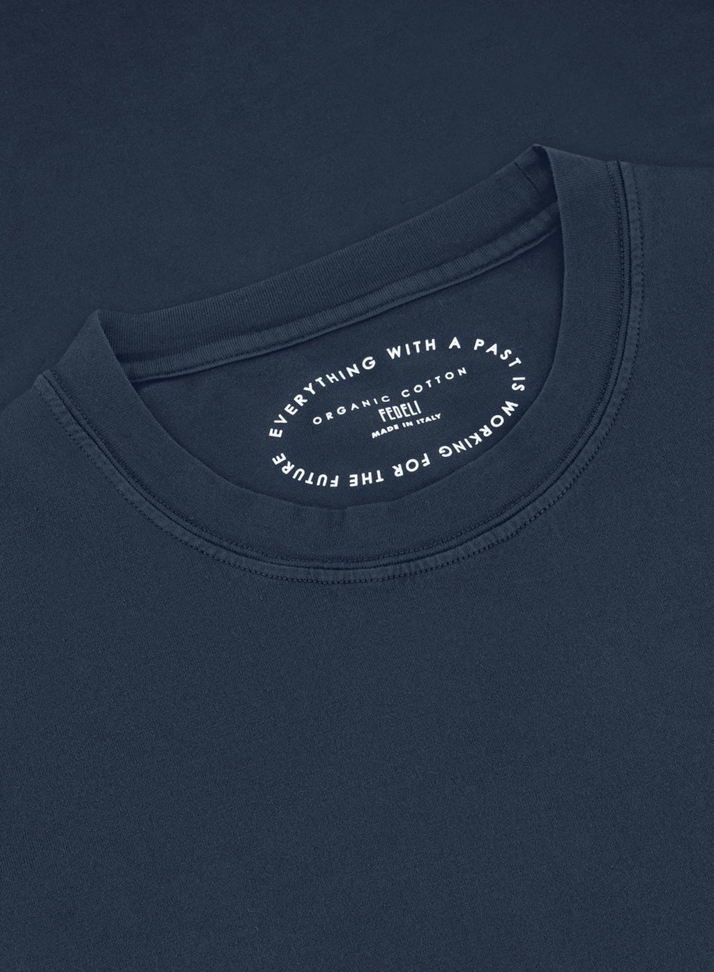 T-shirt met korte mouw van katoen | FULL_WIDTH | BLUE NAVY 