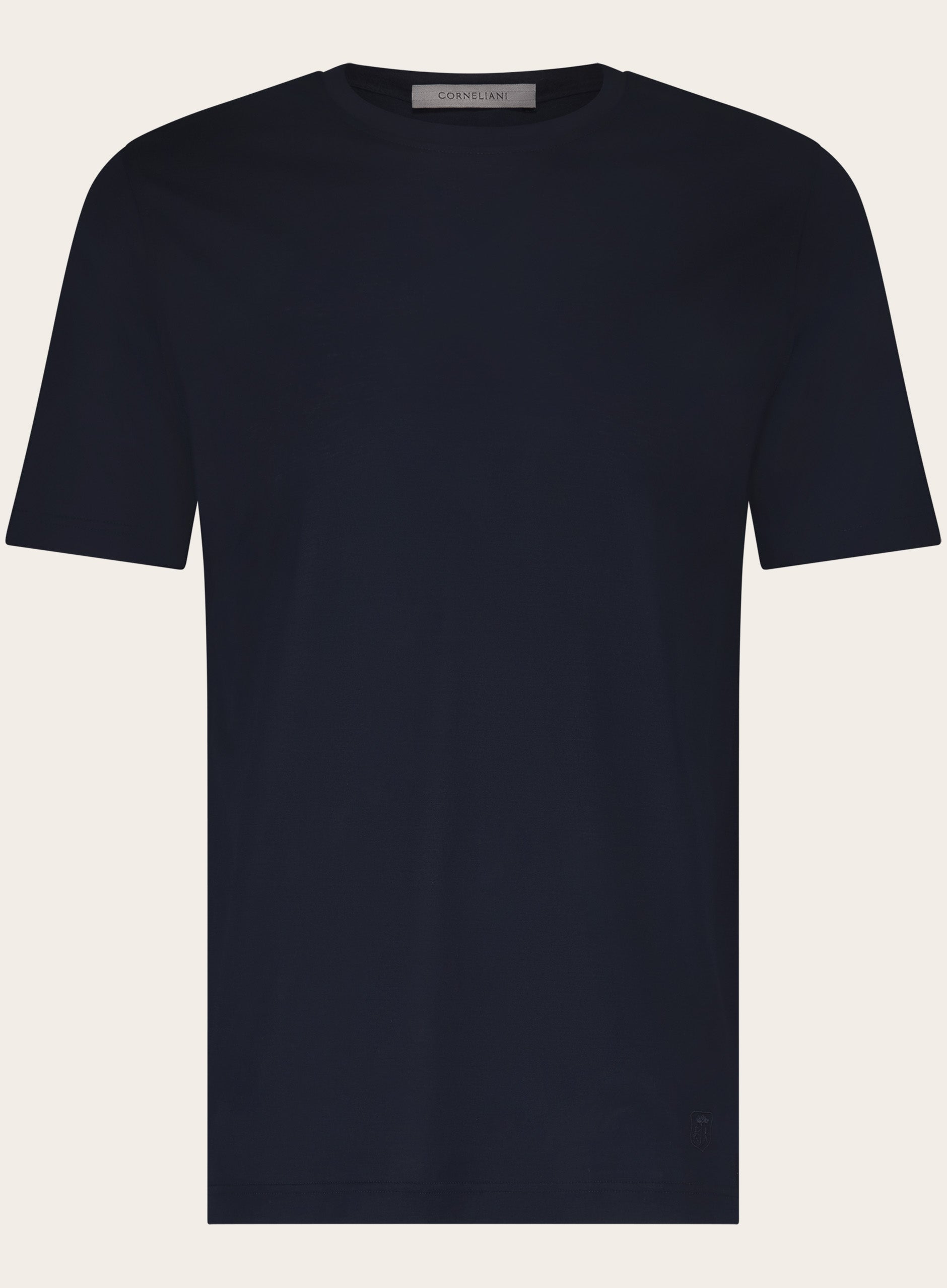 T-shirt van katoen | BLUE NAVY