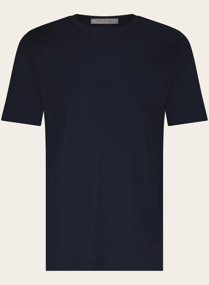 T-shirt van katoen | BLUE NAVY