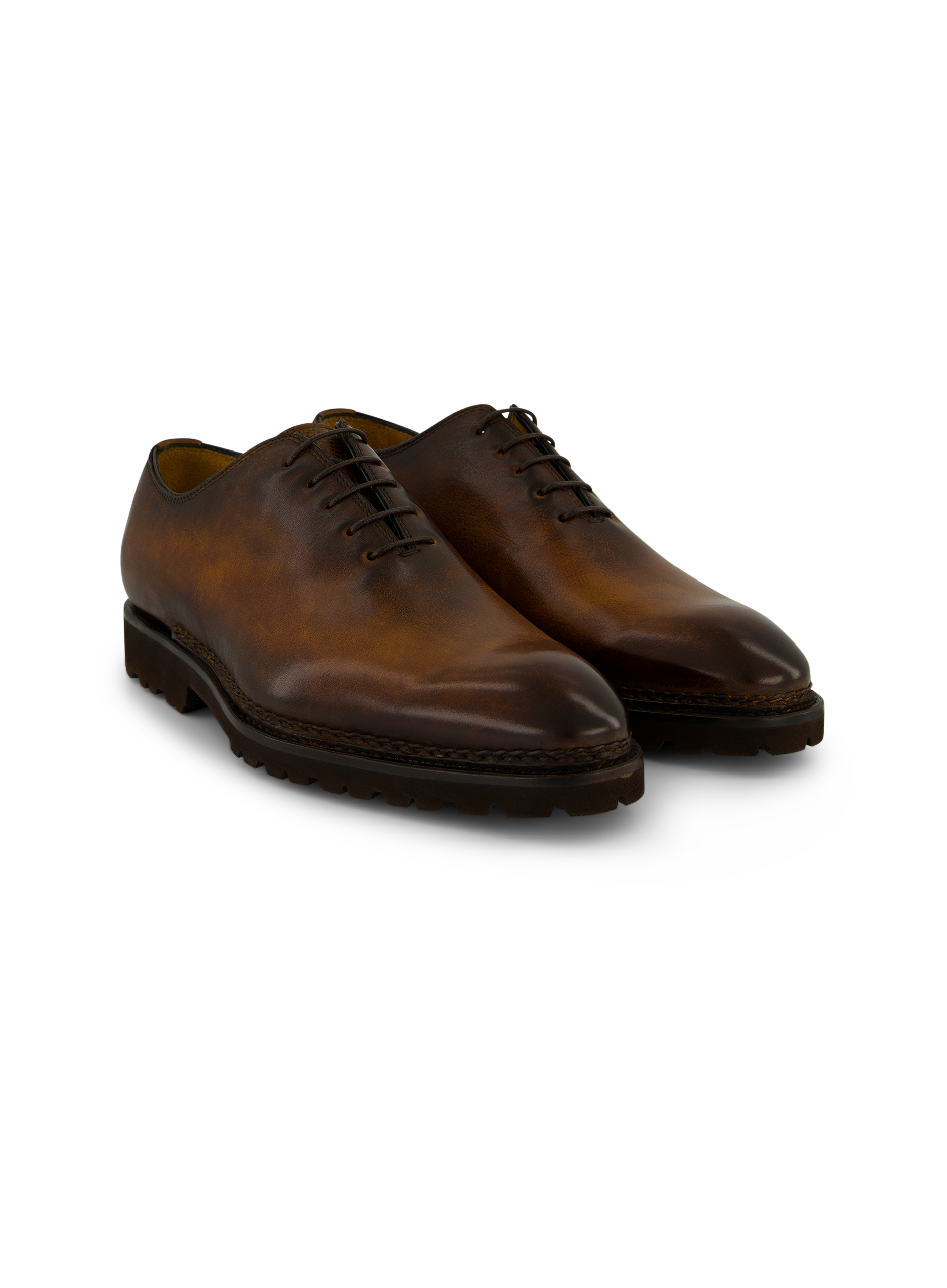 Veterschoenen van leer | D.Bruin