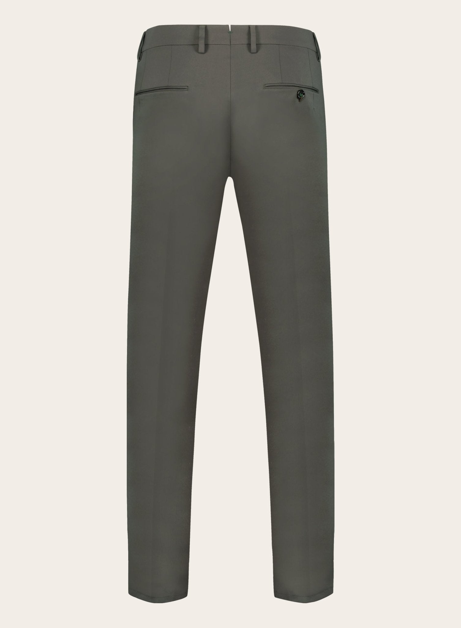 Slim-fit jersey pantalon | D.Groen