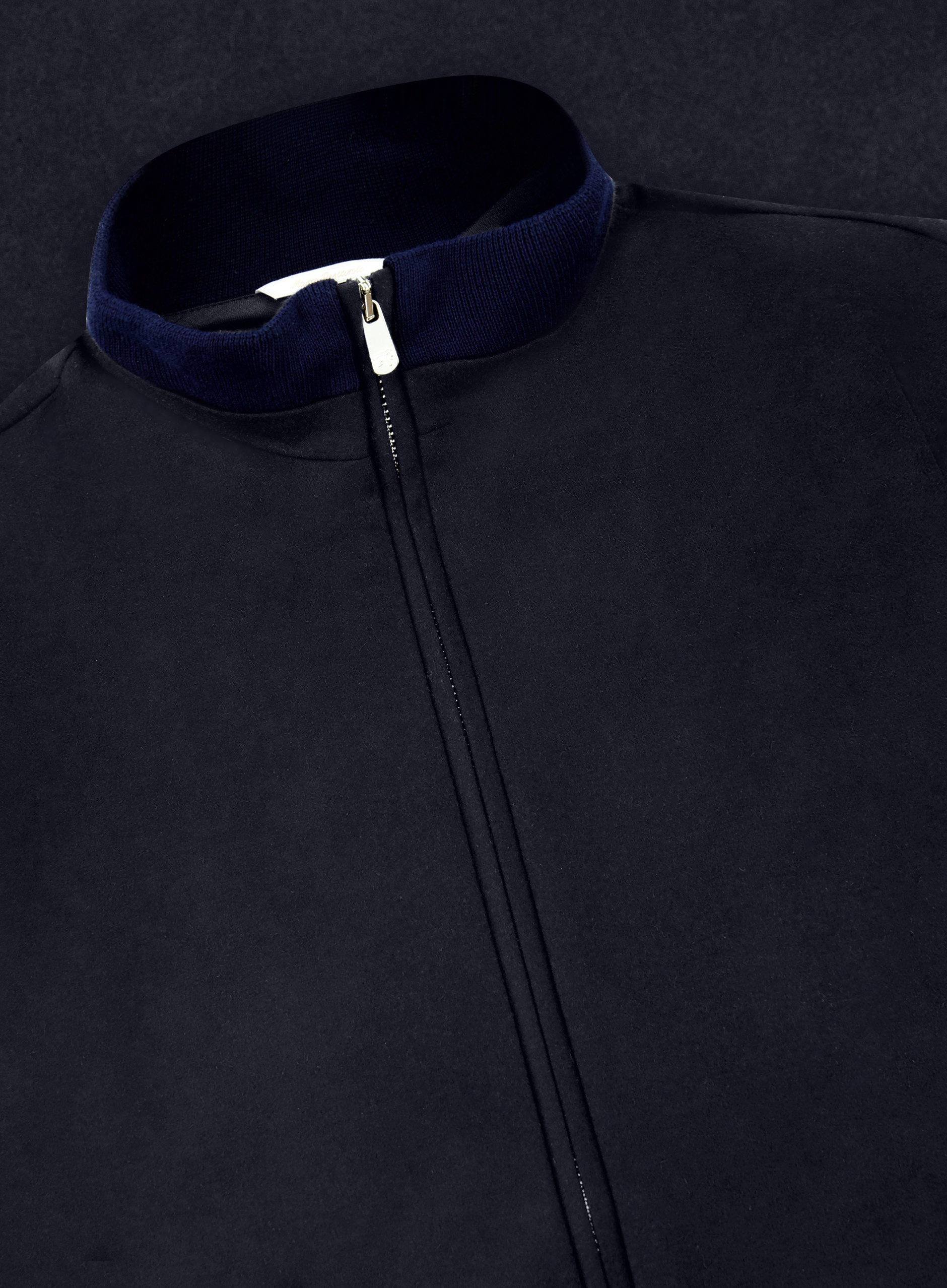 Ritsvest van wol en cashmere | FULL_WIDTH | BLUE NAVY