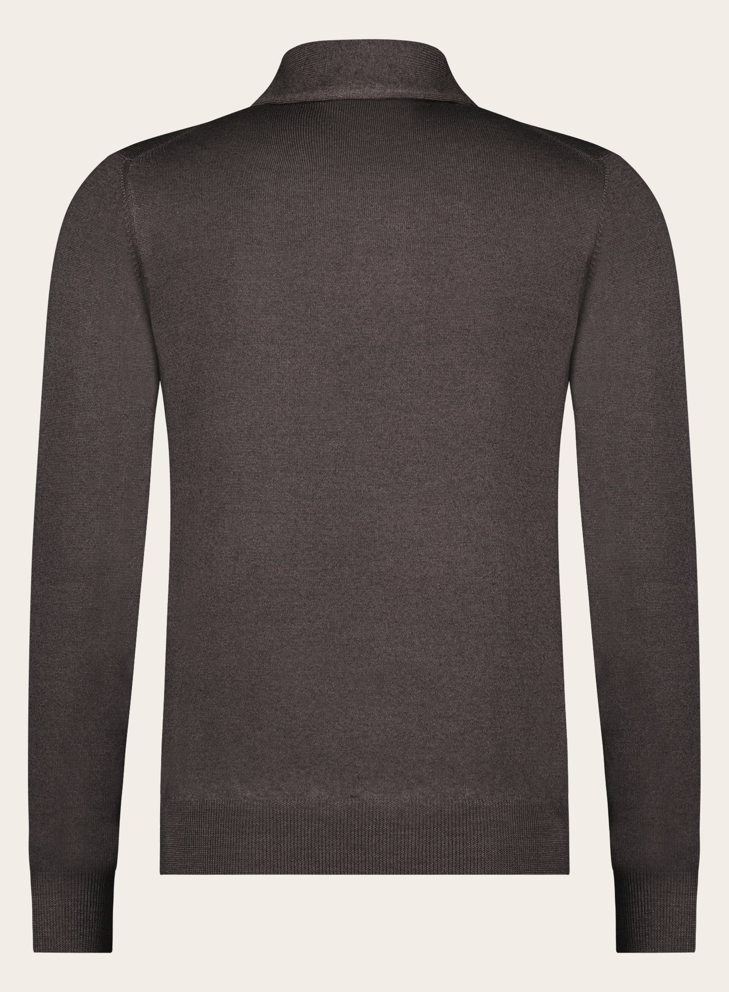 Slim-fit poloshirt van wol | D.Bruin