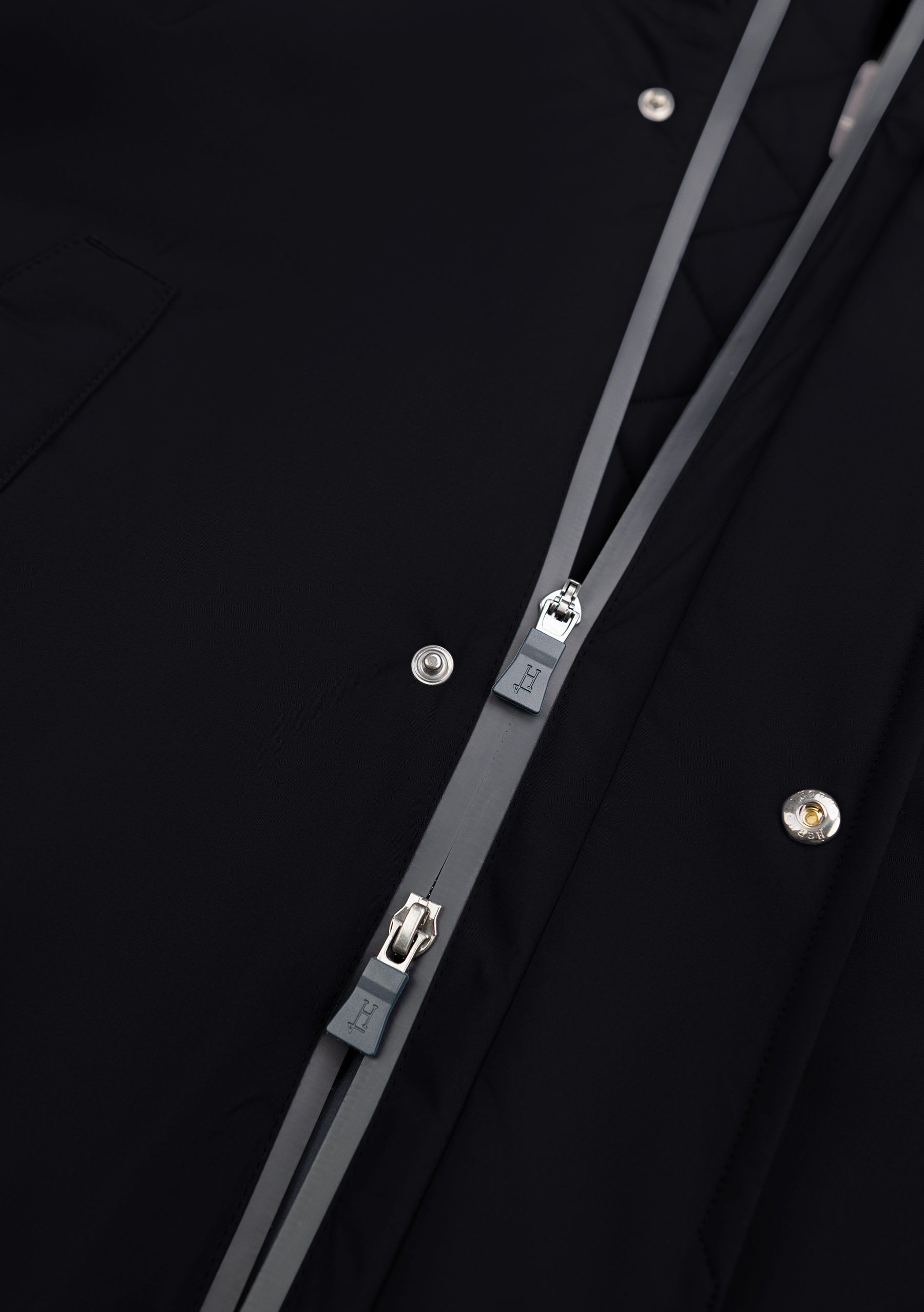 Waterafstotende jas | FULL_WIDTH | BLUE NAVY