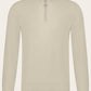 Half-zip trui van cashmere | Beige