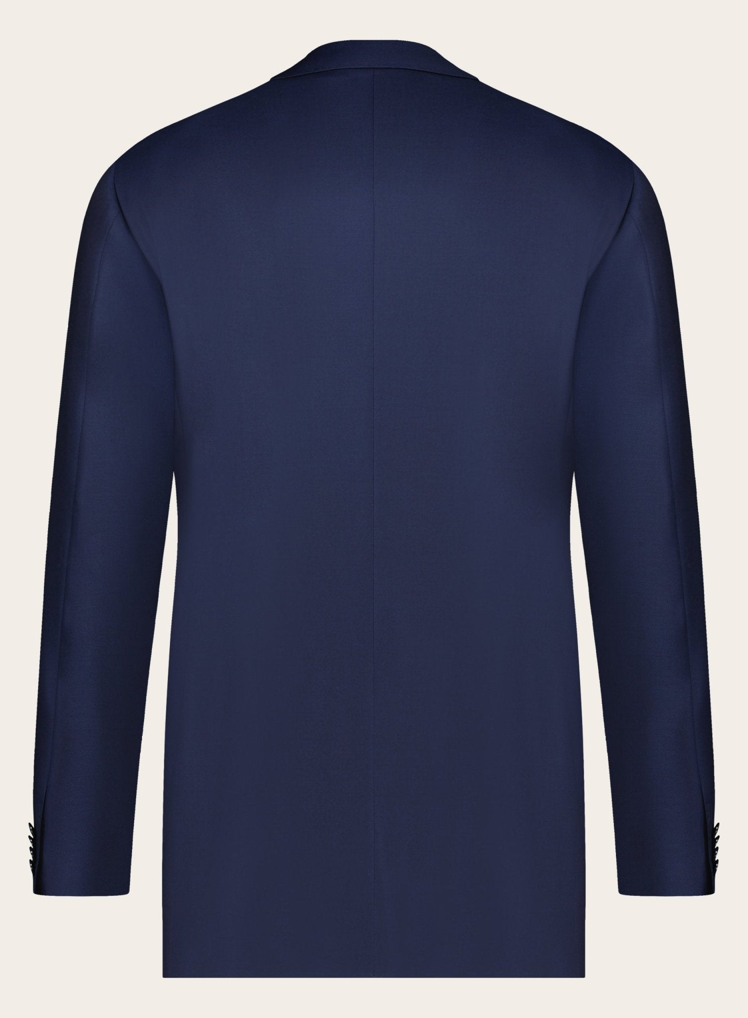 Regular-fit virgin wollen twill pak | BLUE NAVY