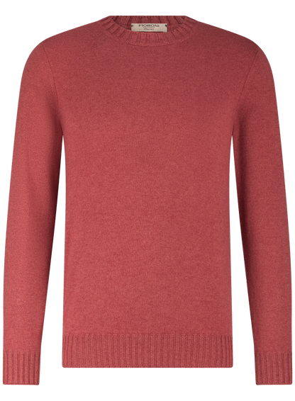 Crewneck met lange mouwen van cashmere | SOUR CHERRY