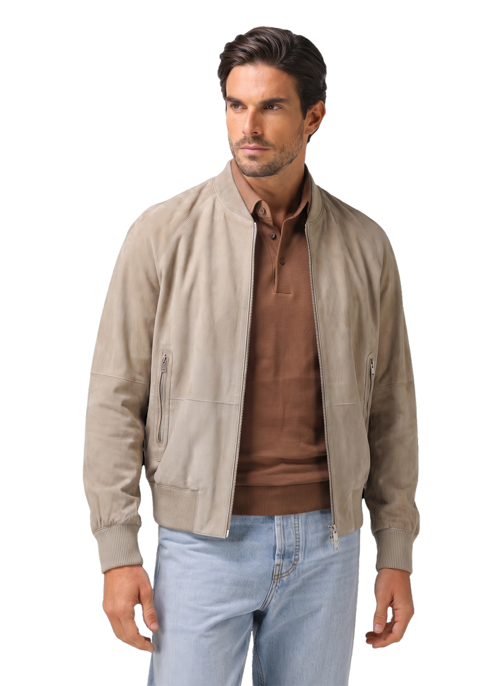 Dion suède jack | FULL_WIDTH | MODEL| TAUPE