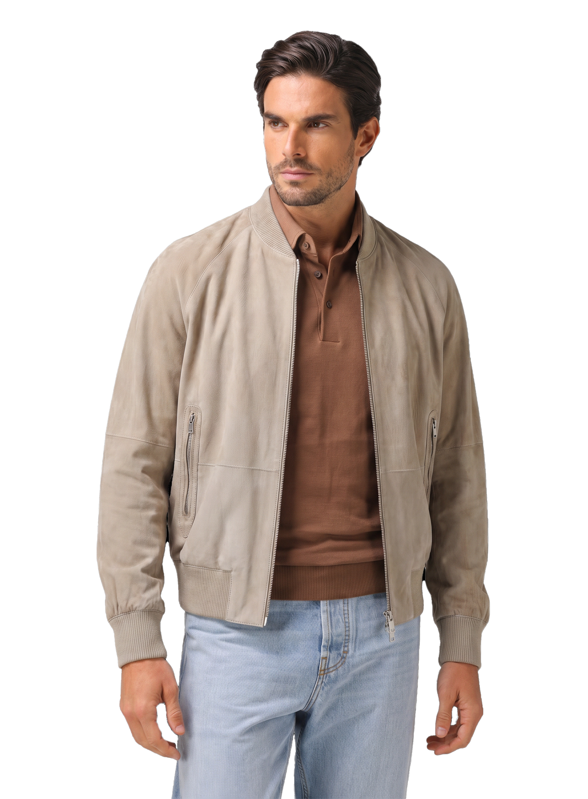 Dion suède jack | FULL_WIDTH | MODEL| TAUPE