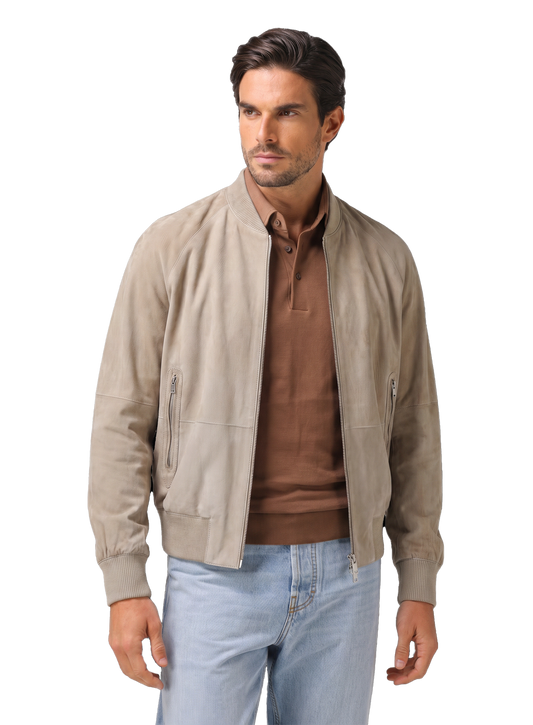 Dion suède jack | TAUPE