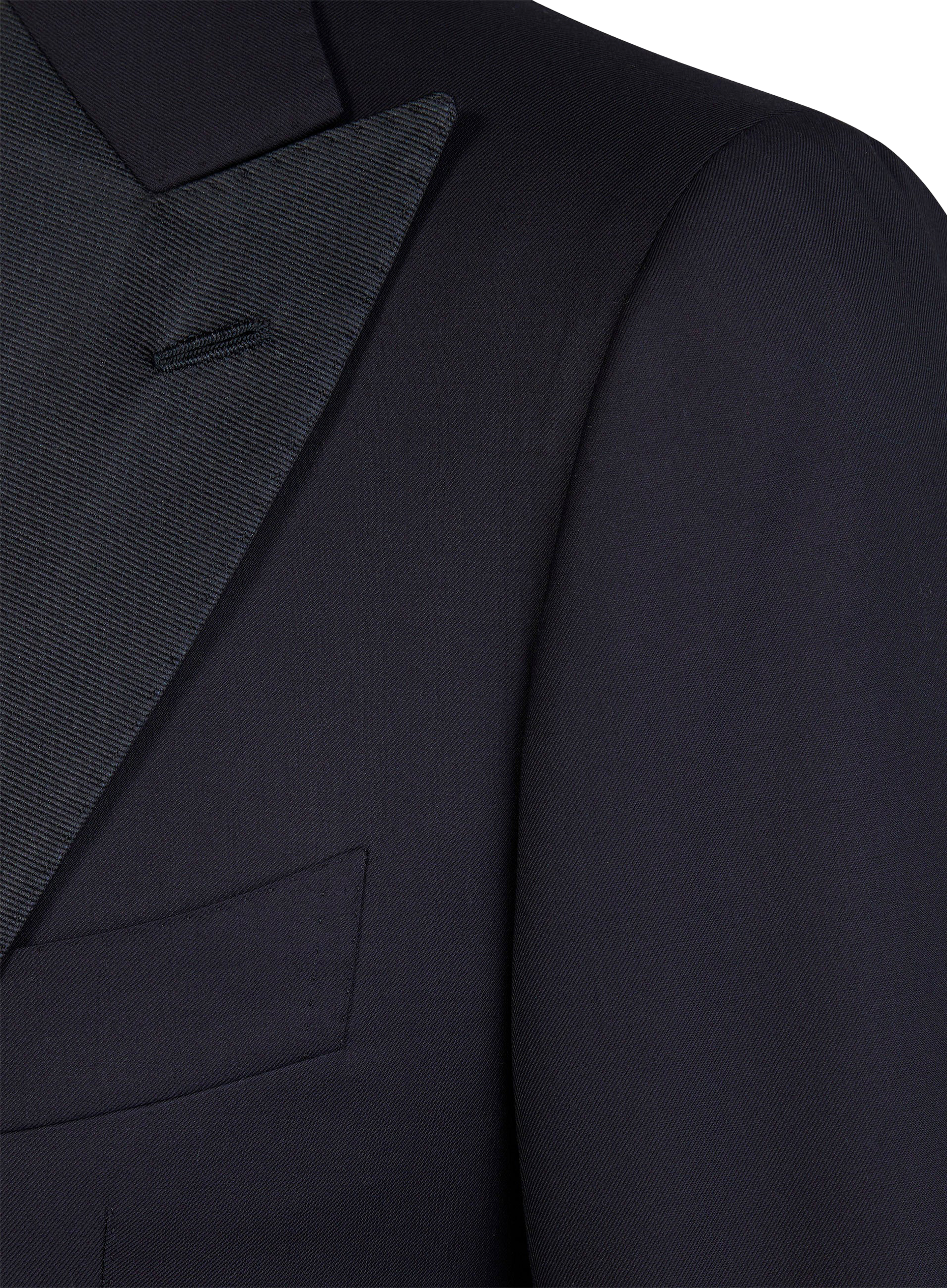 Handgemaakte tuxedo van wol | FULL_WIDTH | BLUE NAVY