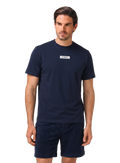 Caviar t-shirt van katoen | MODEL | FULL_WIDTH | BLUE NAVY