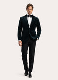 Slim-fit dinner jacket in velvet