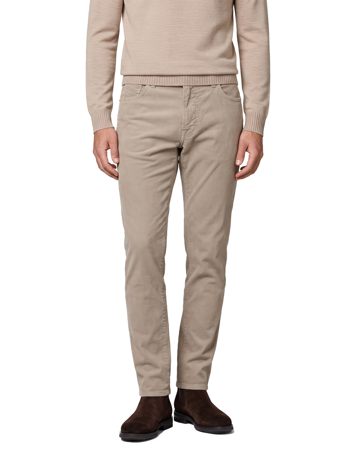Nick corduroy jeans in katoen stretch | FULL_WIDTH | L.Grijs
