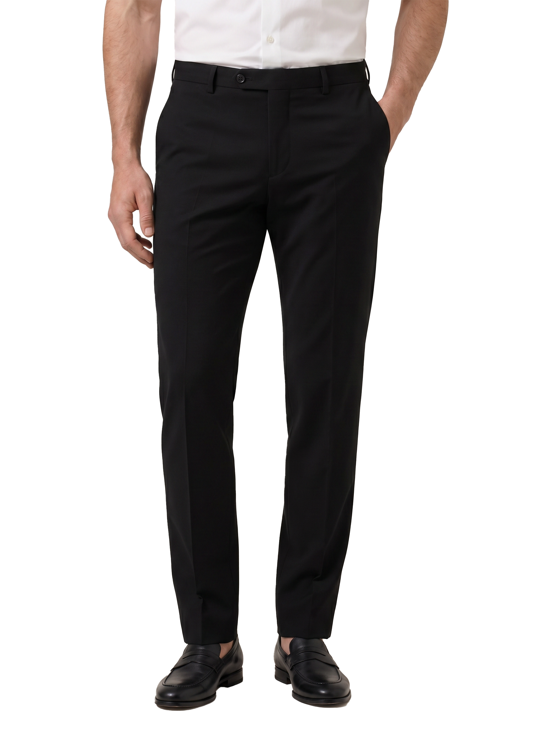 Pantalon van cashmere | MODEL | FULL_WIDTH | Zwart