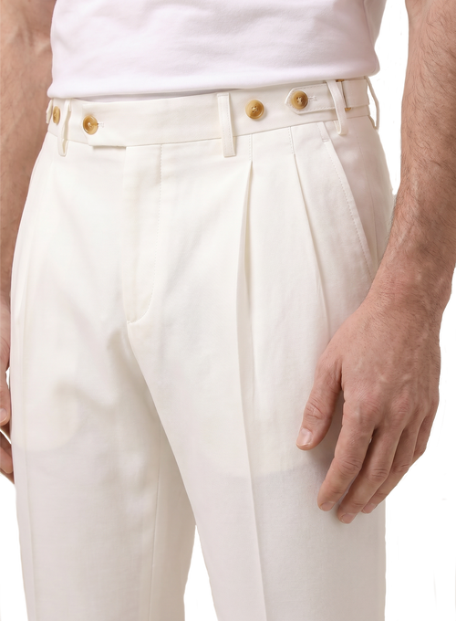 Bandplooi broek