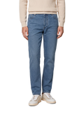 5-pocket jeans in katoen | FULL_WIDTH | L.Blauw