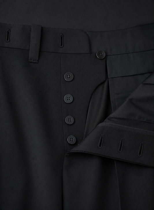 Handmade wool tuxedo