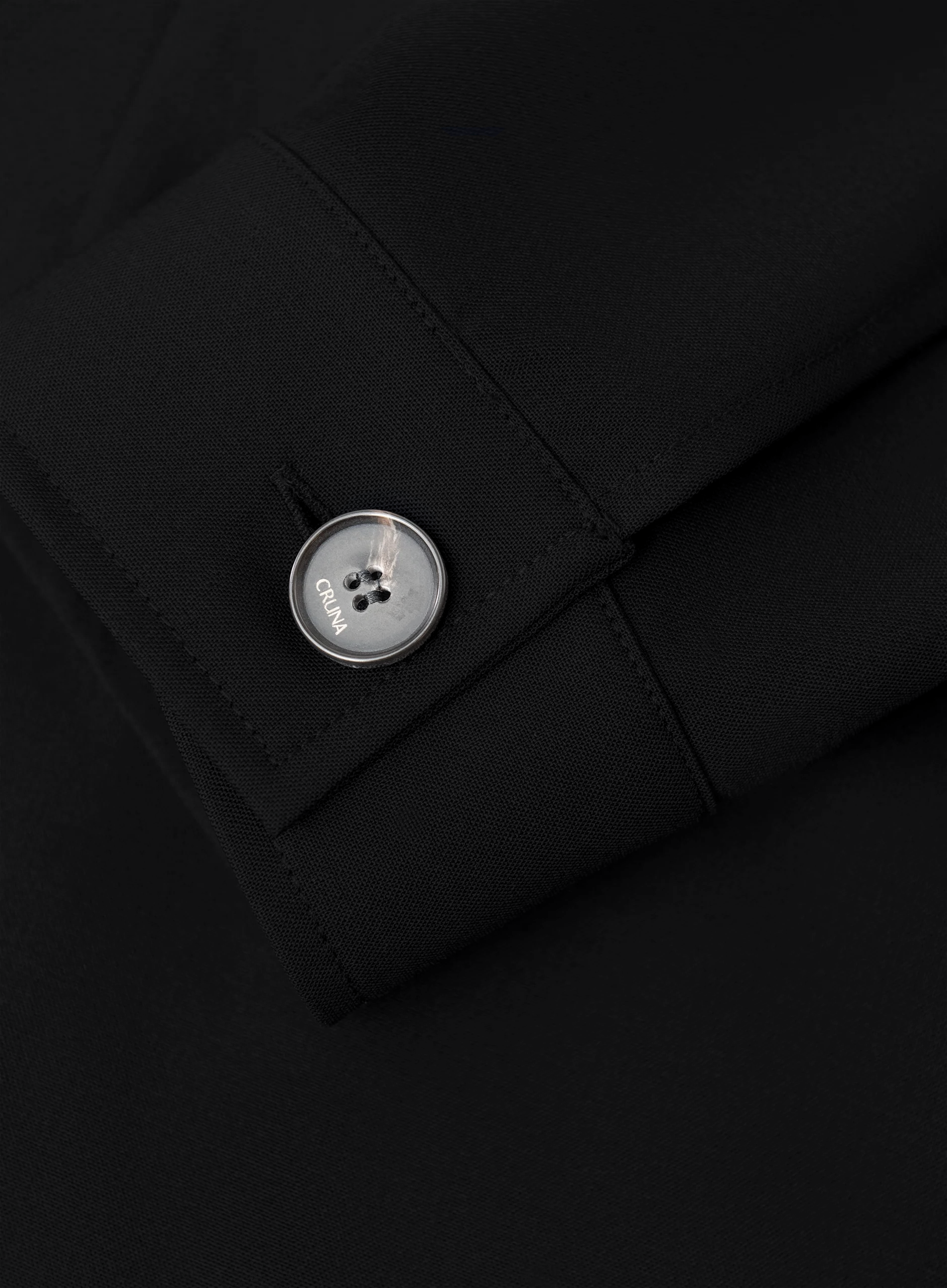 Overshirt van scheerwol | FULL_WIDTH | Zwart