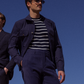 Overshirt van scheerwol | FULL_WIDTH | MODEL |  BLUE NAVY