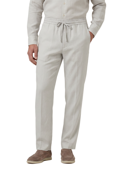 Broek van linnen en wol | MODEL | FULL_WIDTH | L.Grijs
