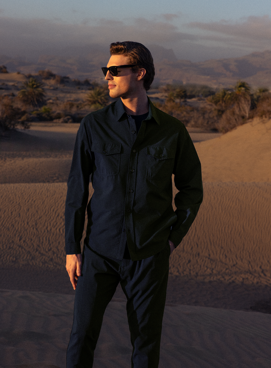 Osaka overshirt | BLUE NAVY